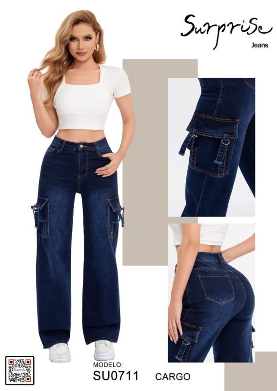 Jeans cargo Surprise-SU0711