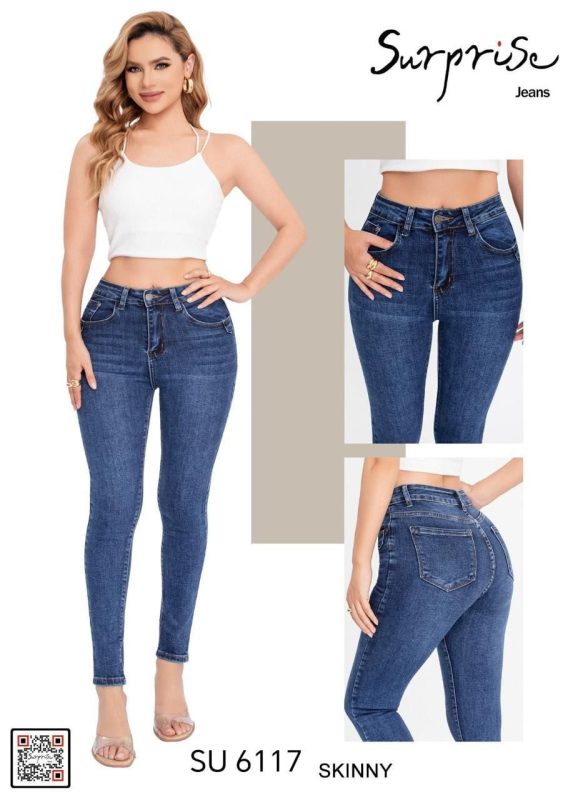 Jeans Skinny Mujer-SU 6117
