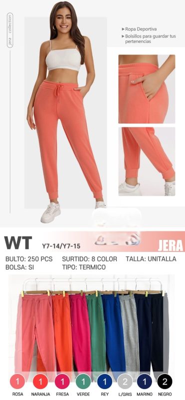 Pantalón deportivo térmico para mujer-WT