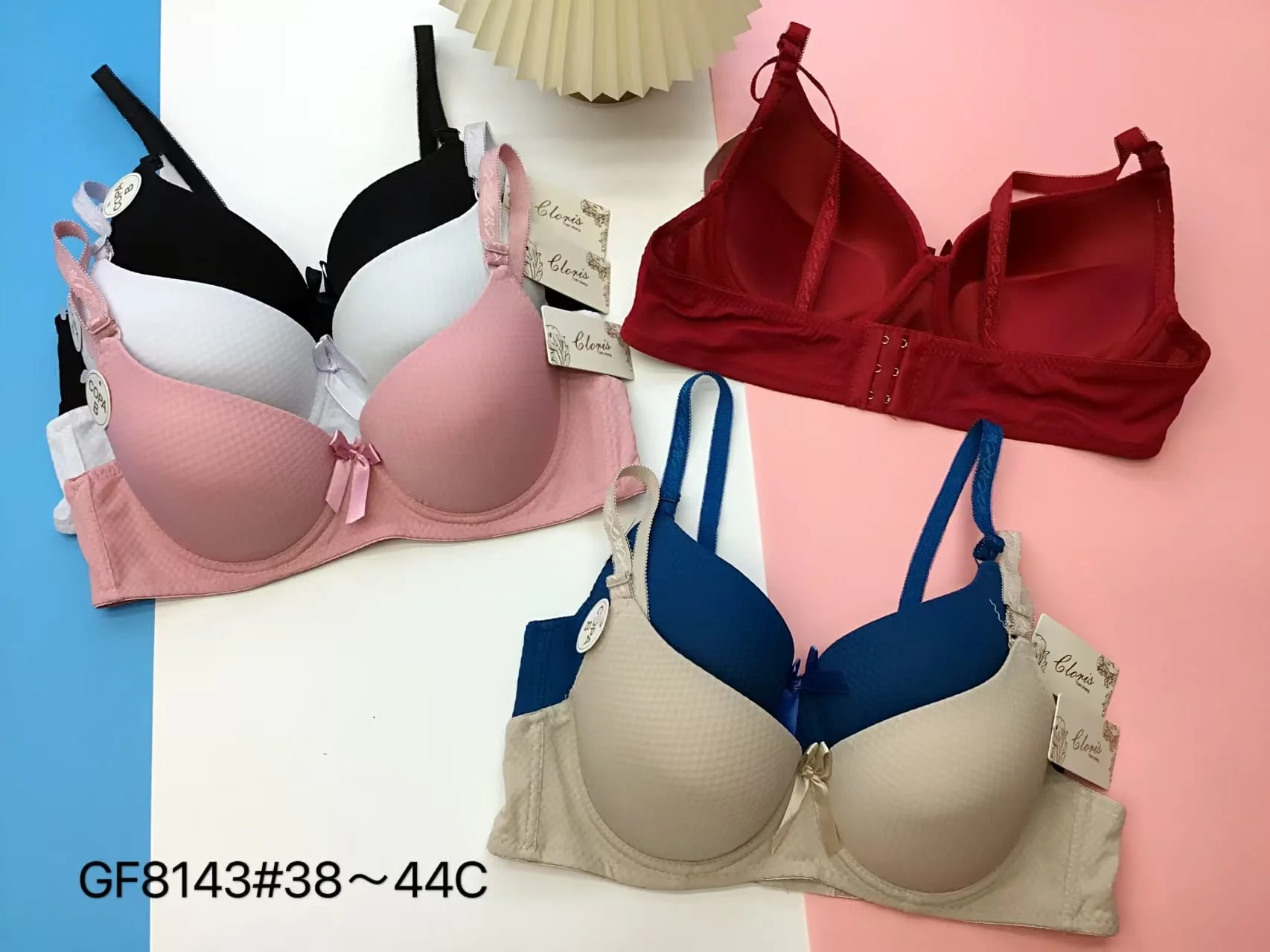 sujetadores con textura y moño-HS25-GF8143