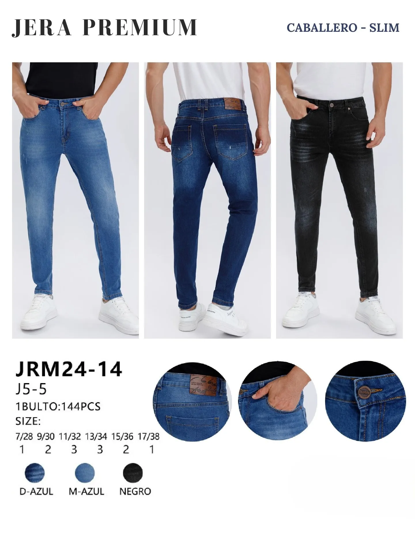 JRM24-14-NEGRO - Jeans Slim Jera Premium-6-JRM24-14-NEGRO