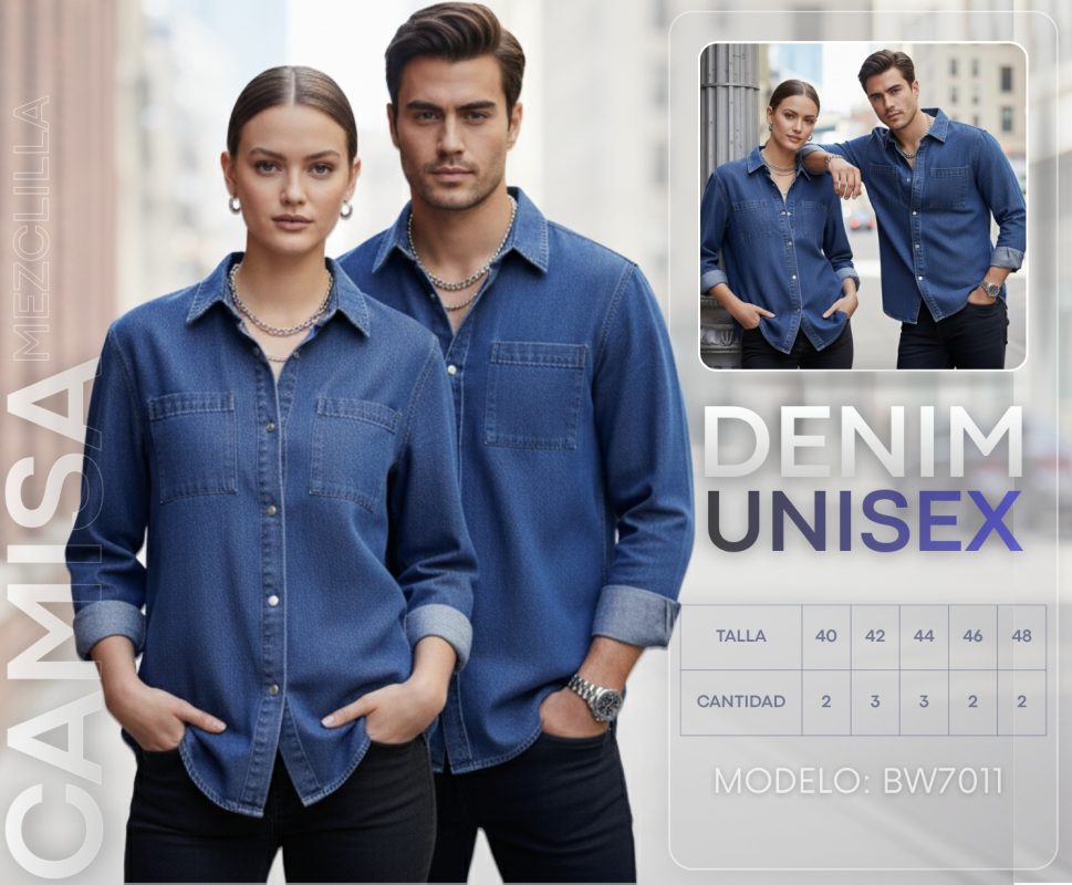 Camisa Denim Unisex-BW7011