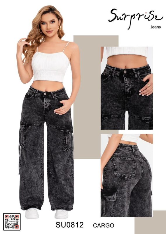 Jeans cargo-SU0812