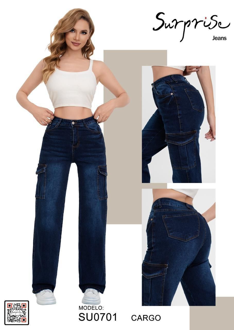 Jeans cargo Surprise-SU0701-6-SU0701p