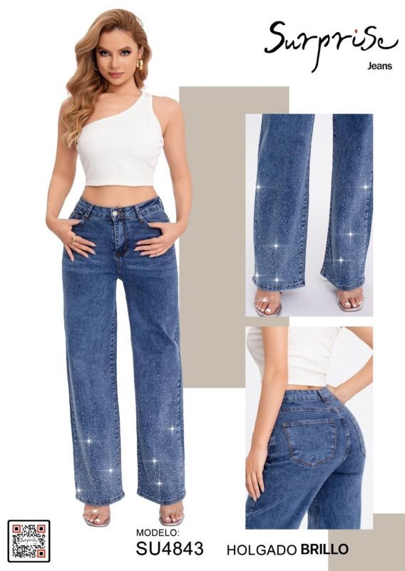 Jeans Holgado Brillo Surprise-SU4843