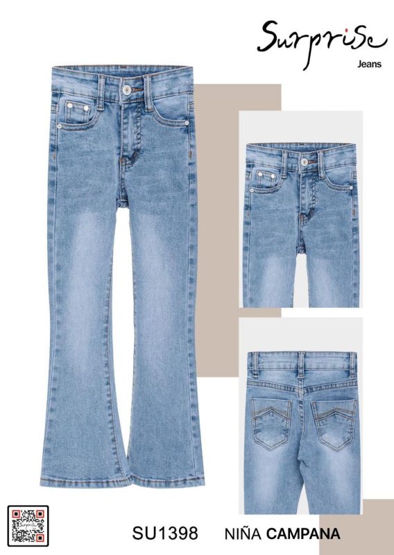Jeans Niña Campana Surprise-SU1398