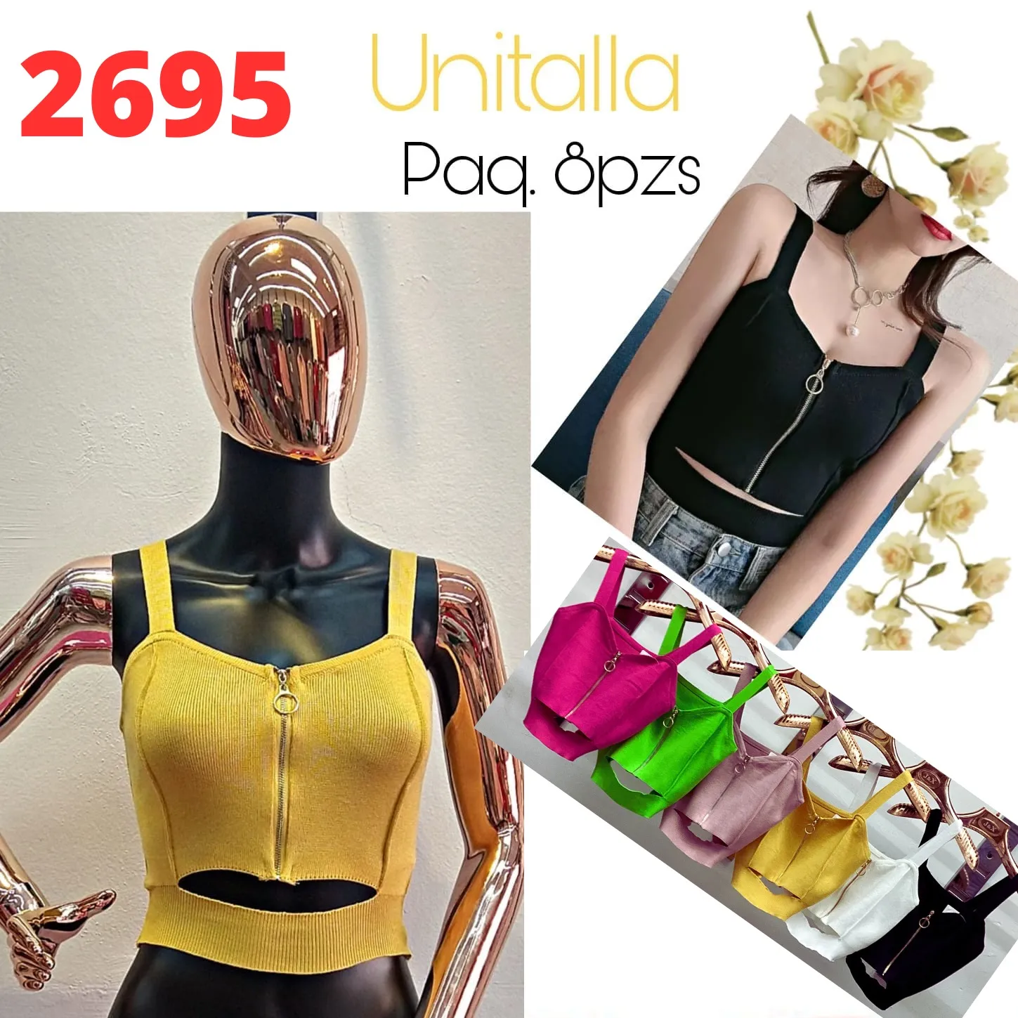0-2695-Crop Top Dama