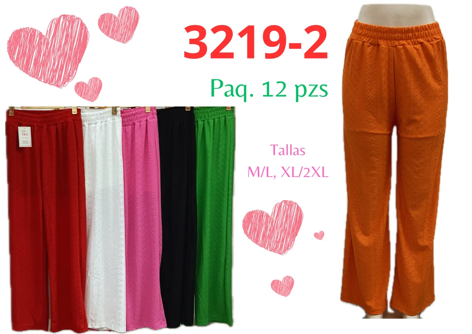 3219-Pantalones con diseño