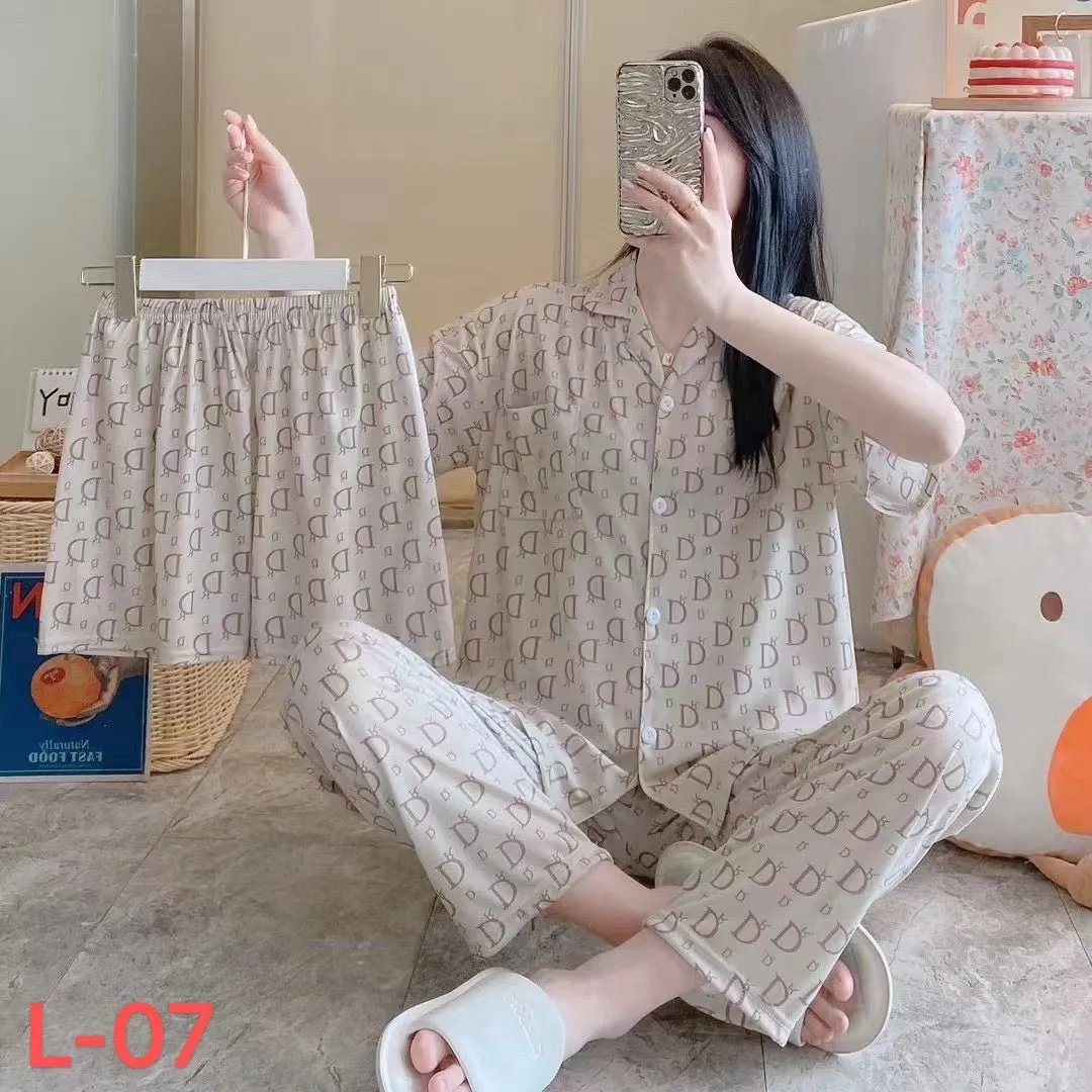 L-07-Pijama con diseño 3 piezas