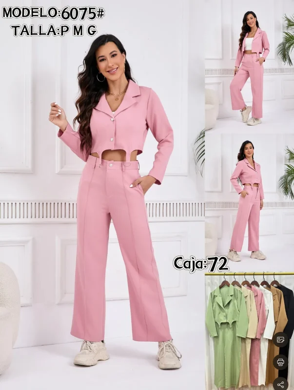 Conunto Pantalon con Saco-6075