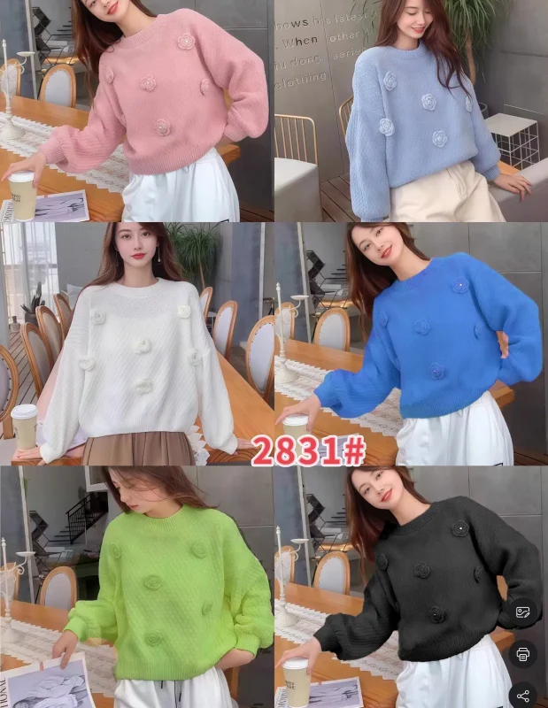 Sueter Dama con Flor-3-2831