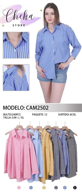 Camisa Casual Rayas-0-CAM2502
