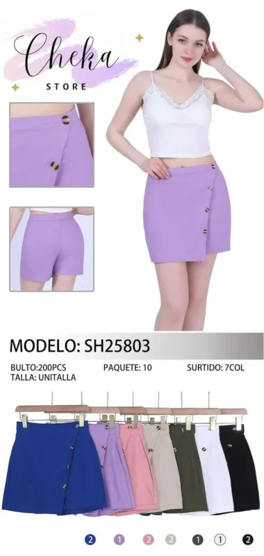 Falda Short Casual-0-SH25803