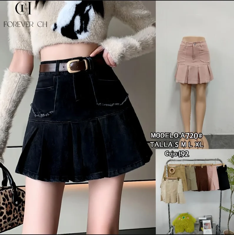 Falda casual-A720