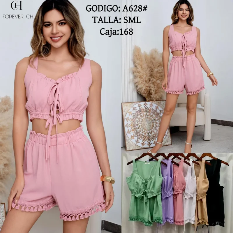 Conjunto Blusa Short-A628