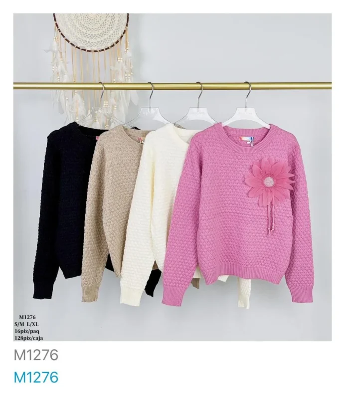 Sueter con flor-M1276