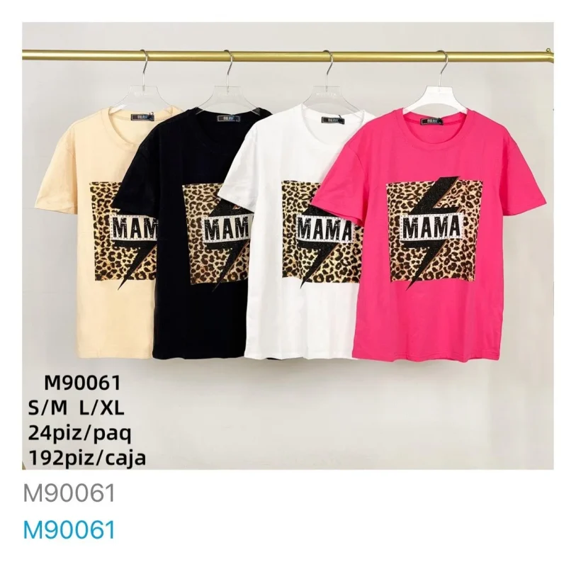 Playera estampado animal print-M90061