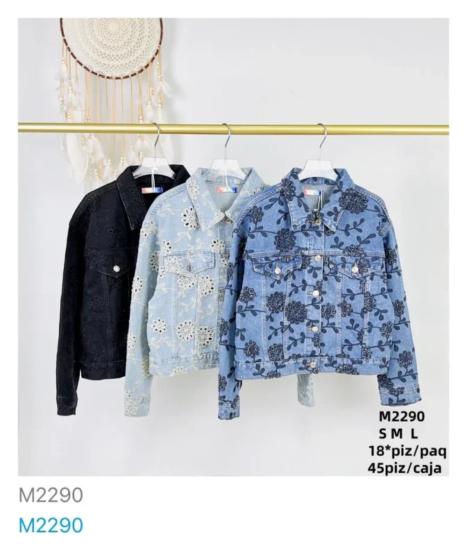 Chaquetas de mezclilla para mujer-M2290