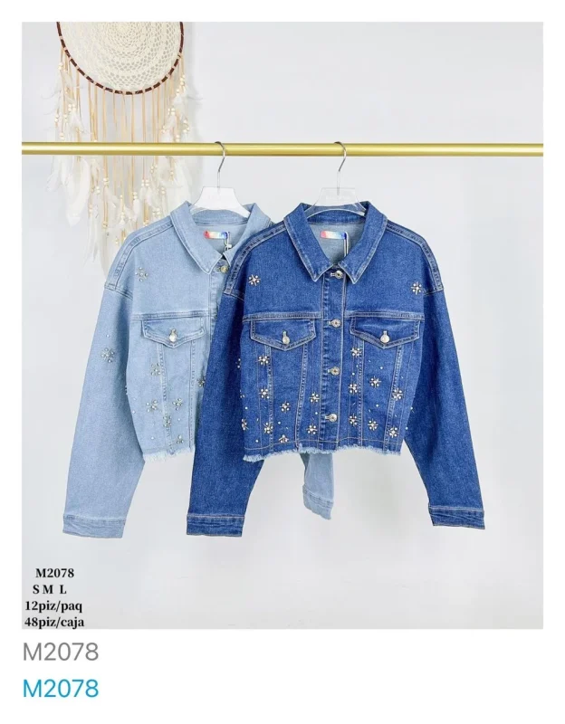 Chamarra de mezclilla para mujer-M2078