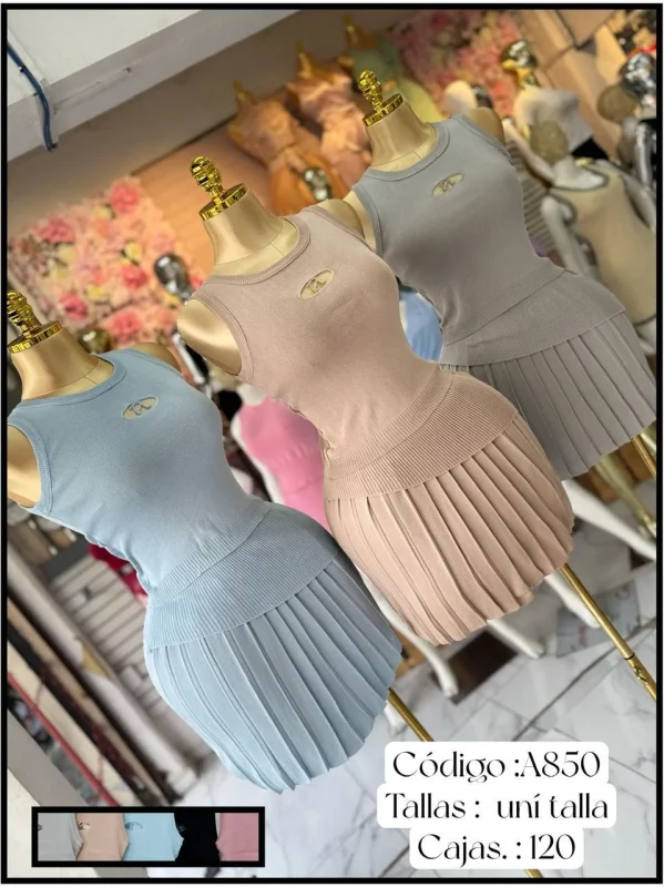 Conjunto Blusa y falda-A850