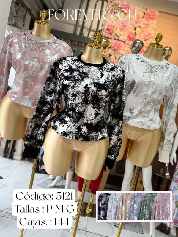 Sudadera con satinado-5121