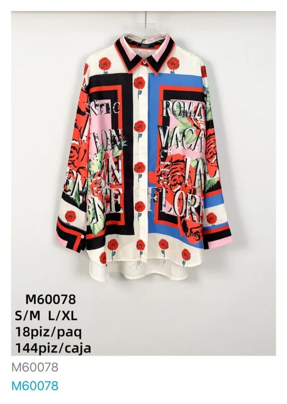 Camisa estampada-M60078