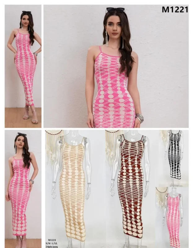 Vestido Largo Estampado-1-M1221