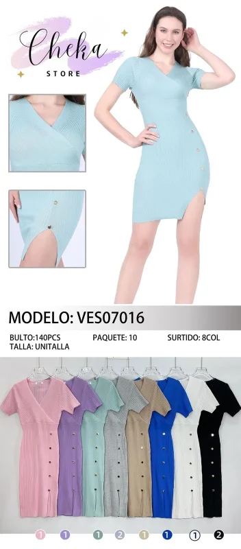 Vestido Casual-0-VES07016