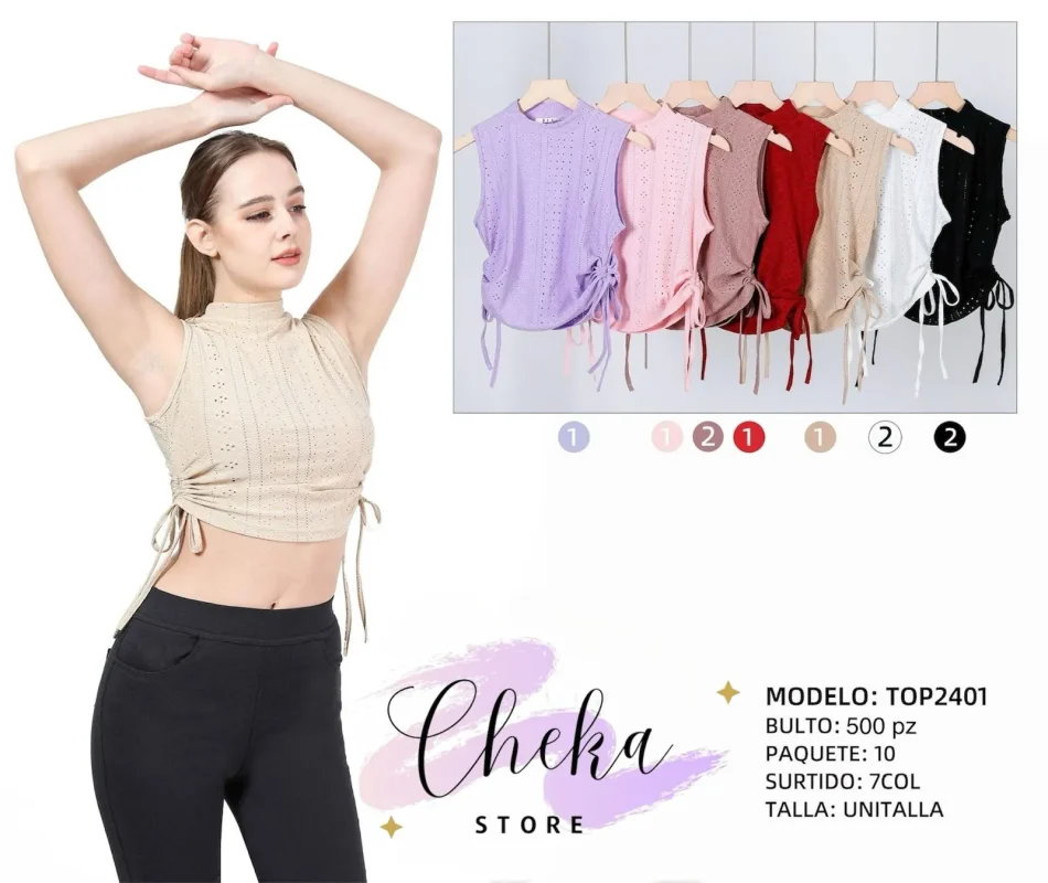 Blusa Con Diseño-0-TOP2401