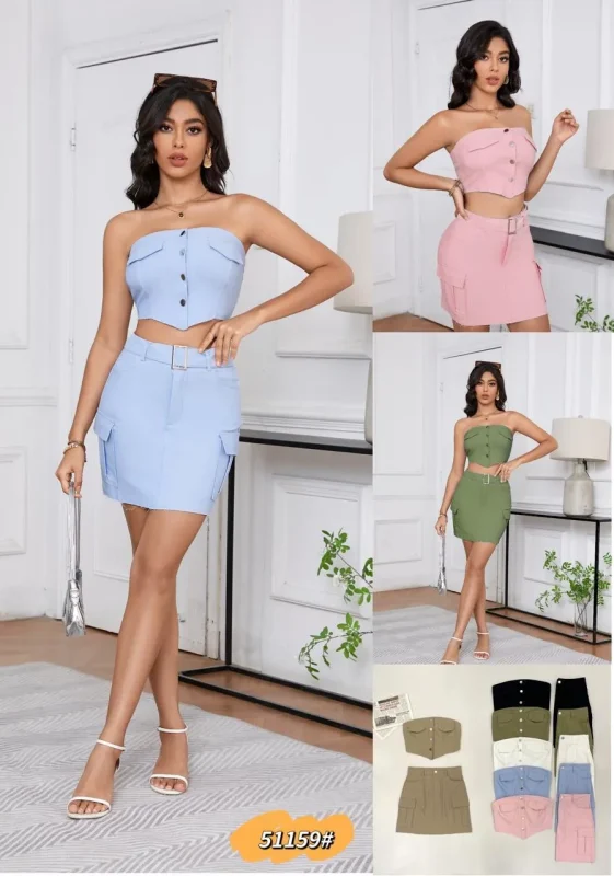 Conjunto Falda y Top-3-51159