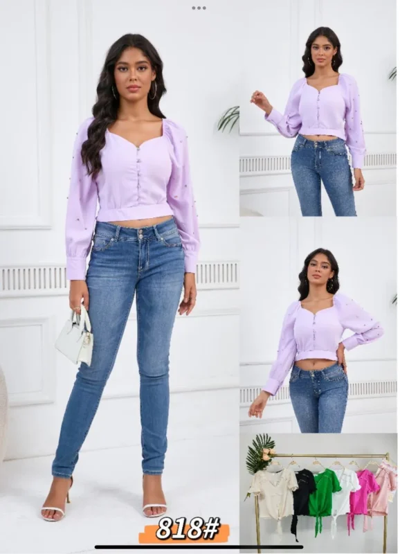 Blusa Botones Decorativos-2-818