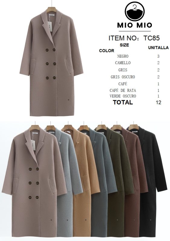 Abrigo Largo Doble Botonadura-TC85