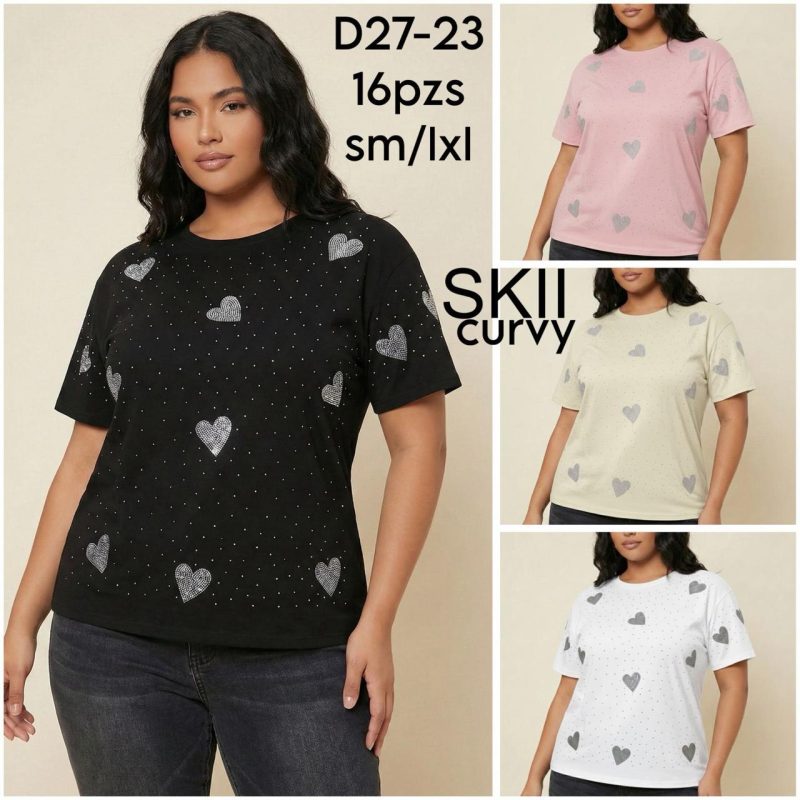 Blusa con Corazones-D27-23