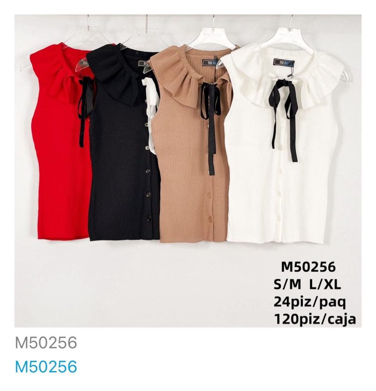 Blusa con volantes-M50256