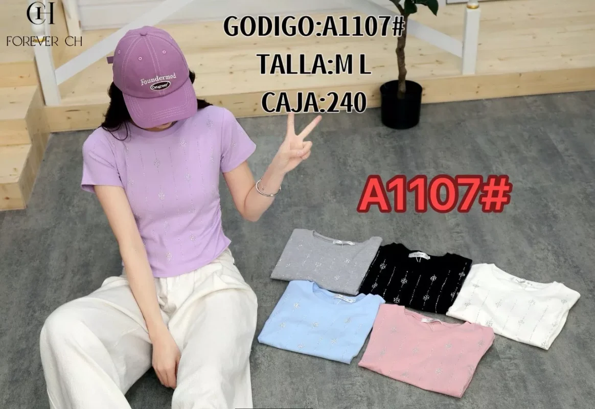 Blusa de dama con diseño-A1107