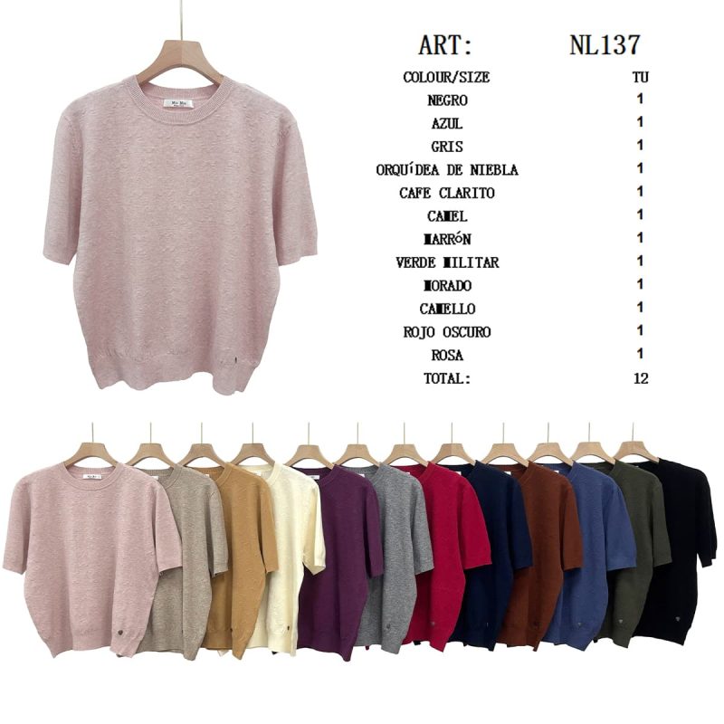 Blusa manga corta-NL137