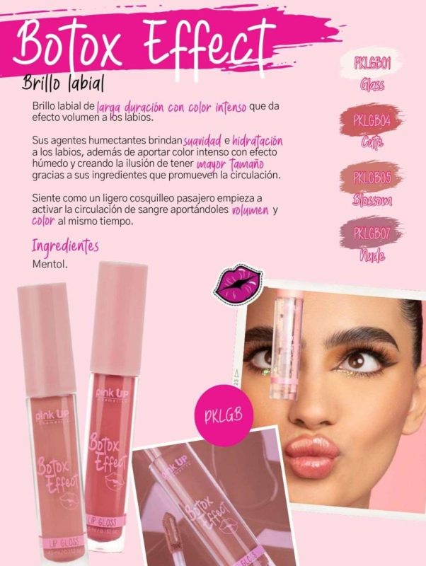 Brillo labial Botox Effect Pink Up-0-PKLGB
