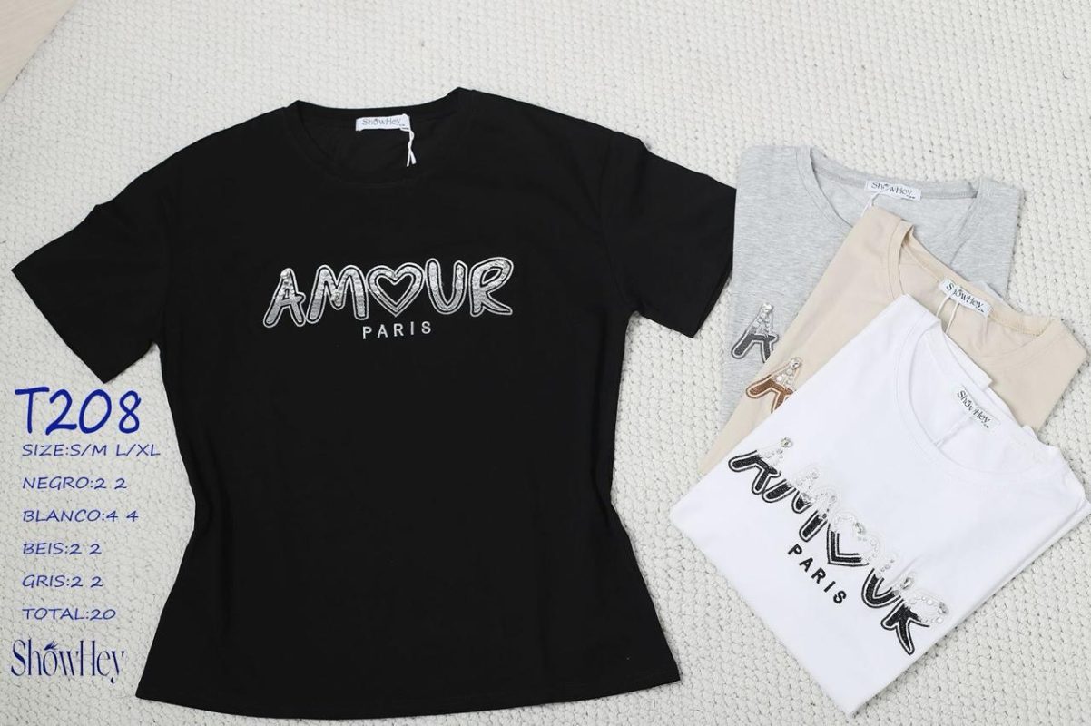 Camiseta Amour Paris-T208