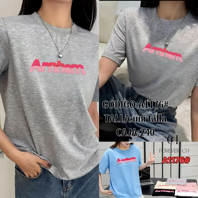 Camiseta con estampado-A1176