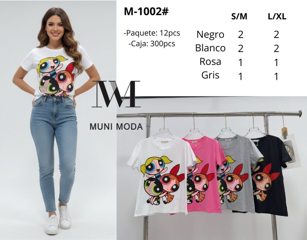 Camiseta estampada-M-1002