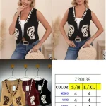 Chaleco con diseño bordado-Z20139 - 3