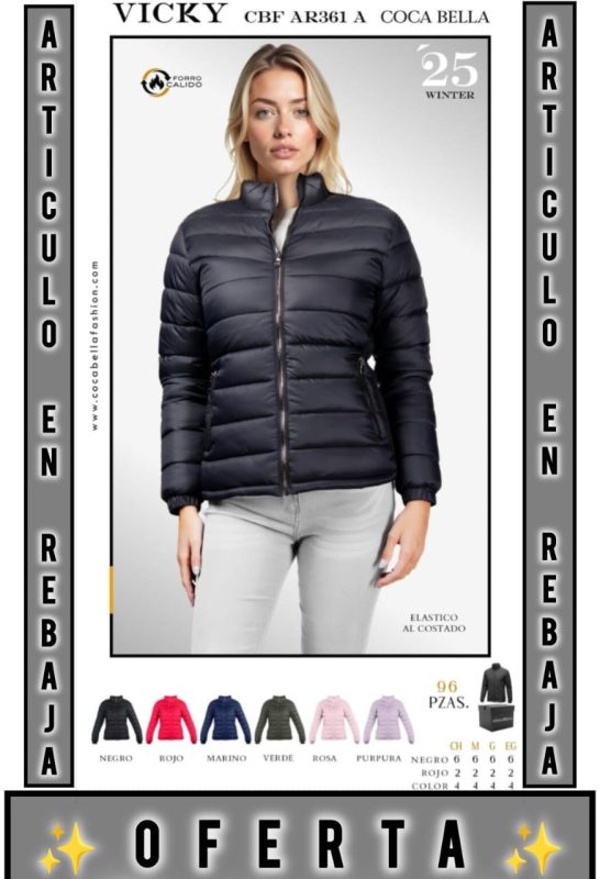 Chamarra Acolchada Mujer Vicky-CBF-AR361- A