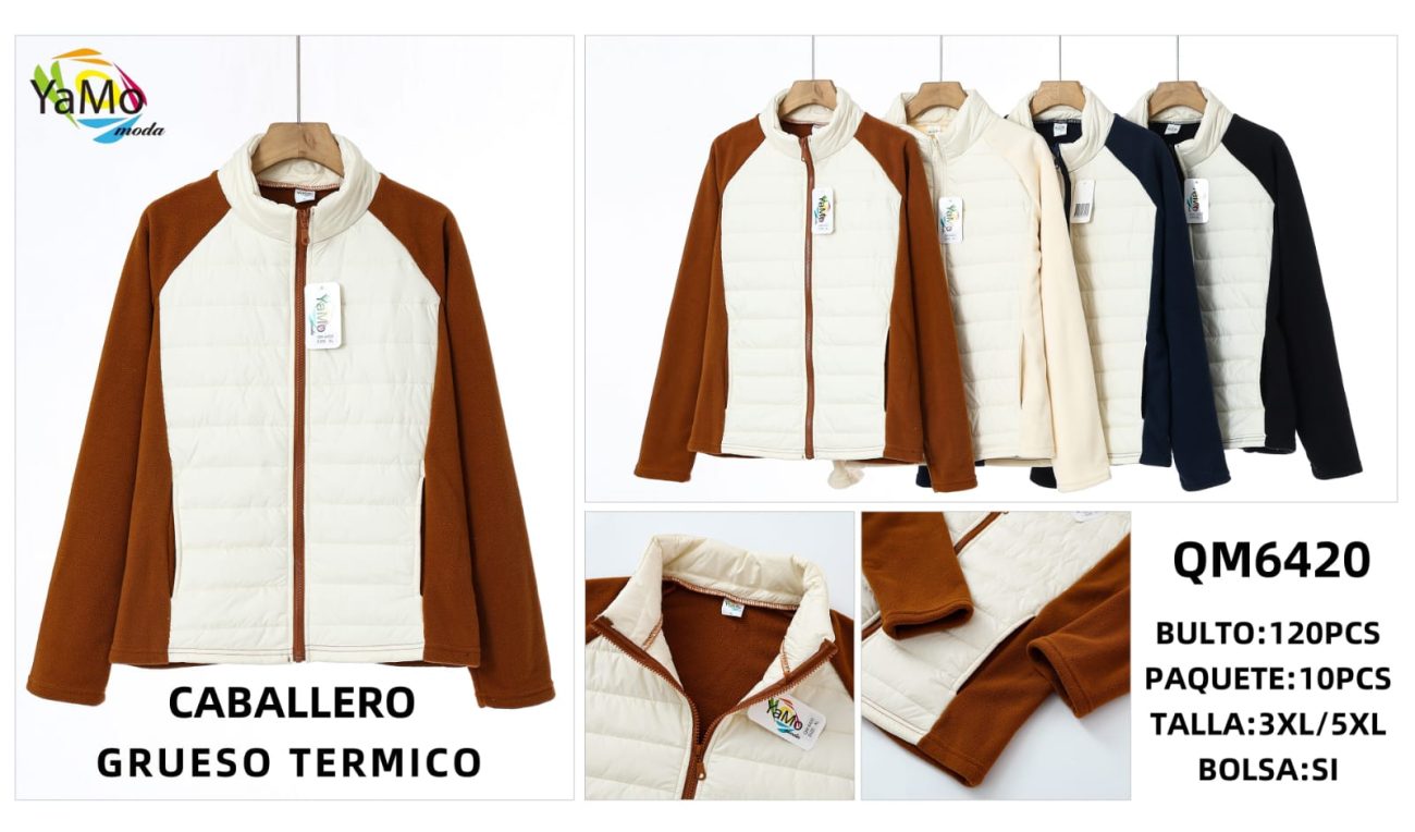 Chamarra Caballero Grueso Termico-QM6420