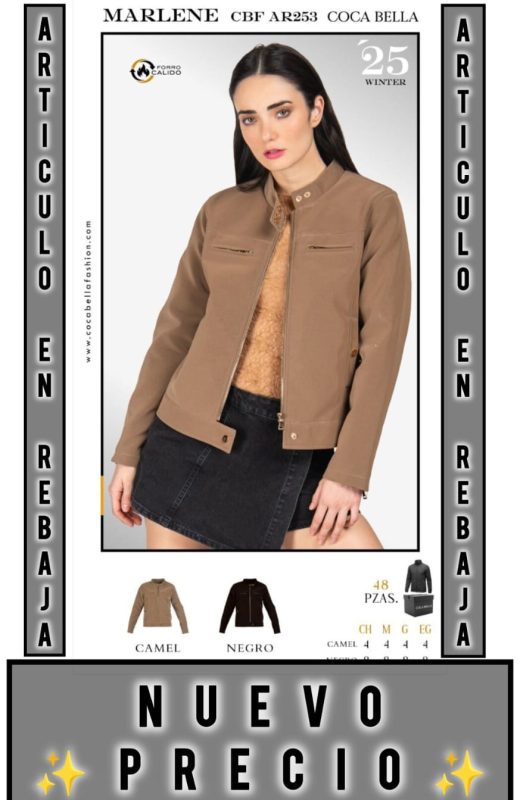 Chamarra Casual Mujer Marlene-CBF-AR253