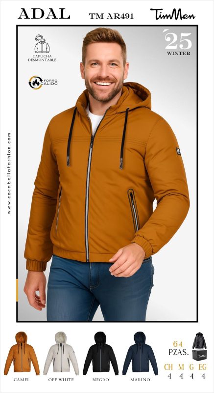 Chamarra con capucha ADAL-TM AR491