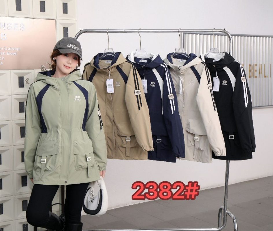 Chamarra con capucha para mujer-2382