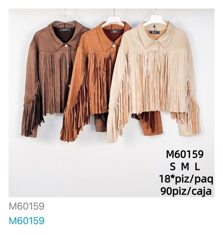 Chamarra con flecos-M60159
