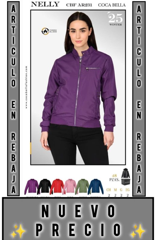 Chamarra de dama Nelly-CBF-AR231