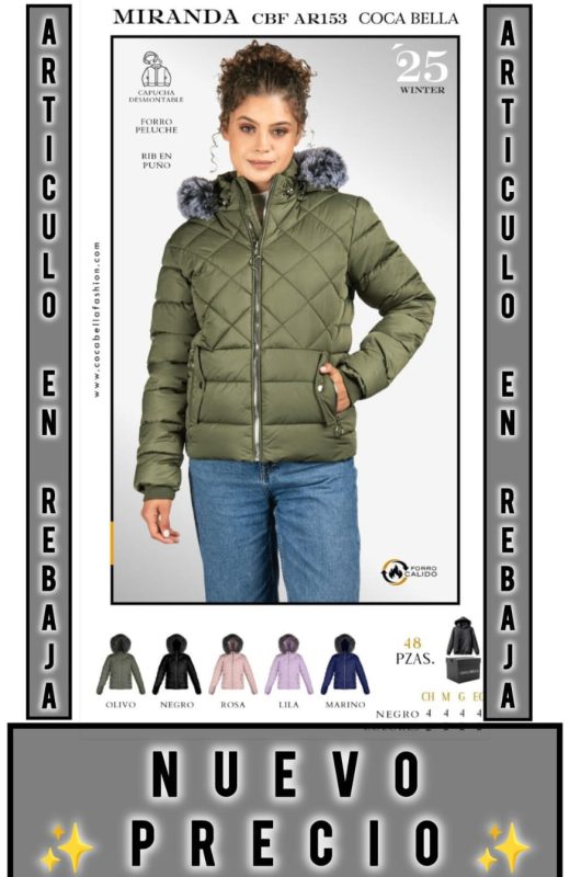 Chamarra de invierno con capucha desmontable Miranda-CBF-AR153