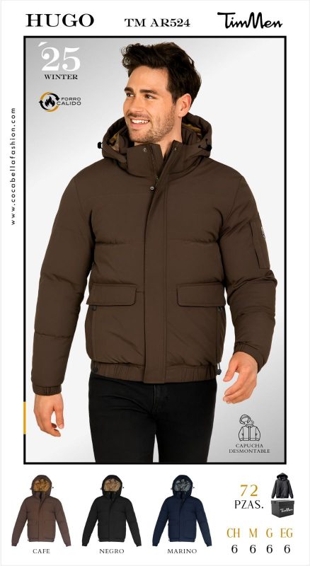 Chamarra de invierno Hugo-TM AR524